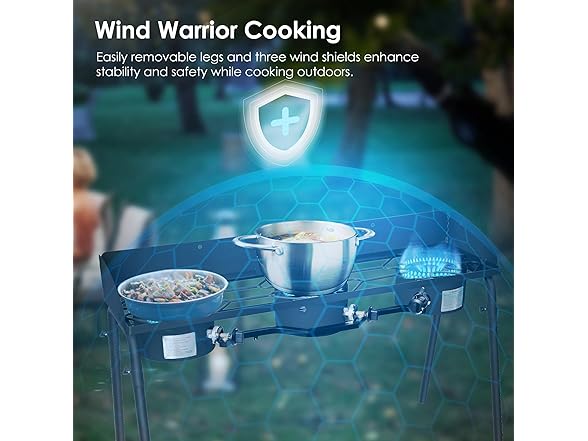 Red Mountain Valley Three Burner Gas Stove