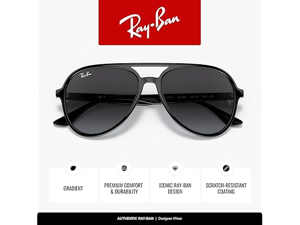 Ray-Ban RB4376 Pilot Sunglasses