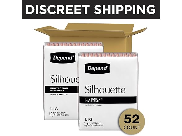 Depend | Silhouette Adult 52 Count
