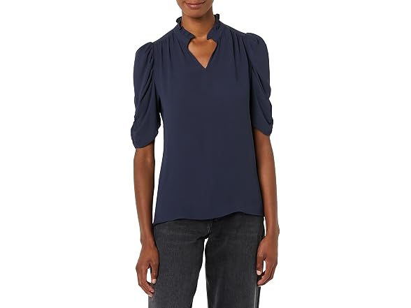 Amazon Essentials Women Lightweight Ruffle Blouse