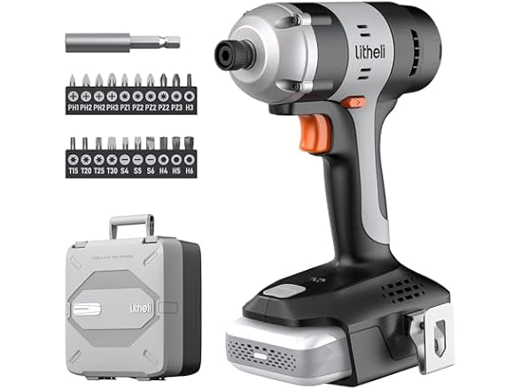 Litheli 20V Cordless Impact Driver Kit