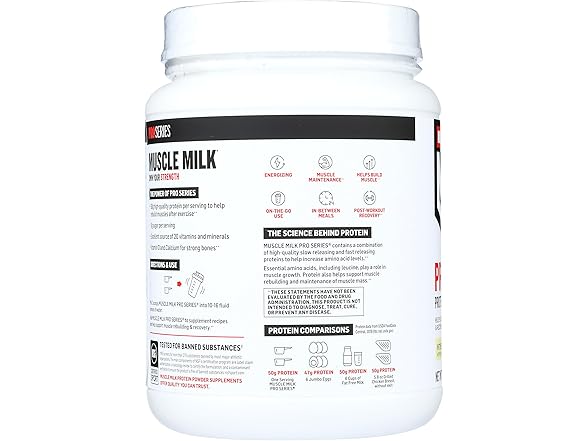 Muscle Milk Powder Pro Series Vanilla, 2 lbs