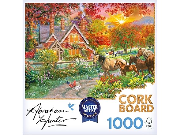 RoseArt - Abraham Hunter Cork Puzzle