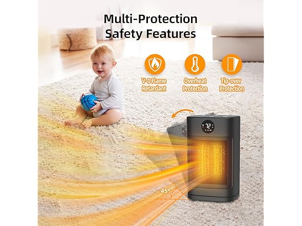 WEWARM 1500W Portable Space Heater