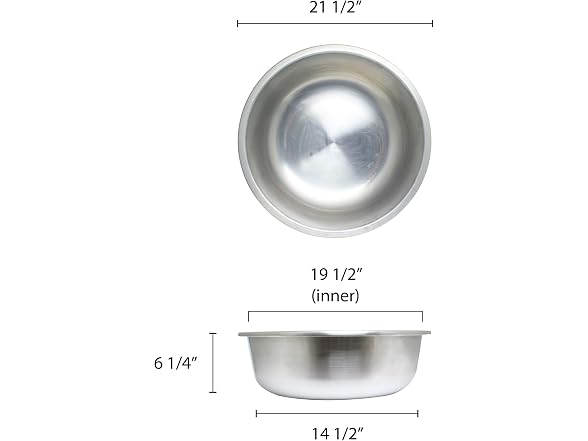 Excellante 21 1/2" Aluminum Basin