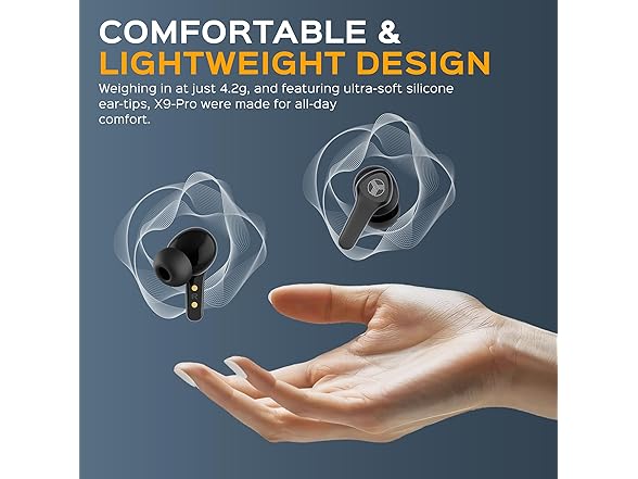 (NEW) TREBLAB X9 Pro Noise Cancelling Earbuds