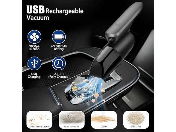 Lebleto 3 in 1 Portable Handheld Vacuum