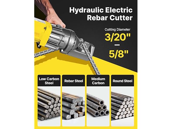 Electric Rebar Cutter, 900W Portable Electric
