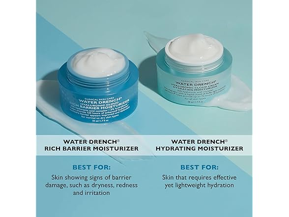 Peter Thomas Roth Water Drench Hyaluronic Cloud Rich Barrier Moisturizer, 1.7 oz