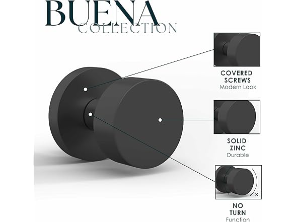 Mega Handles Buena Door Knob