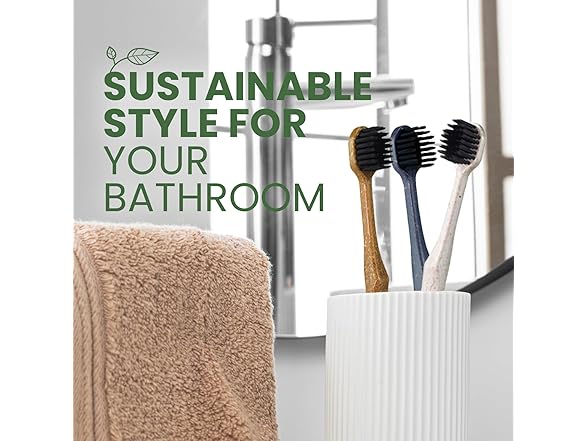 6PK Pursonic Wide Brush Head Charcoal Toothbrush