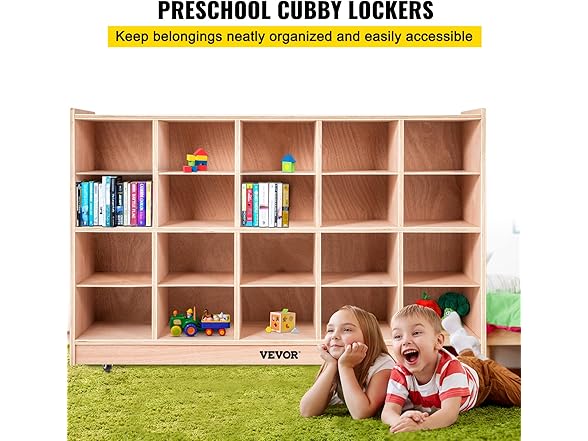 VEVOR Cubby Mobile Tray Storage Cabinet