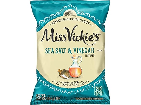 Miss Vickies Kettle Chips Sea Salt Vinegar 64pk