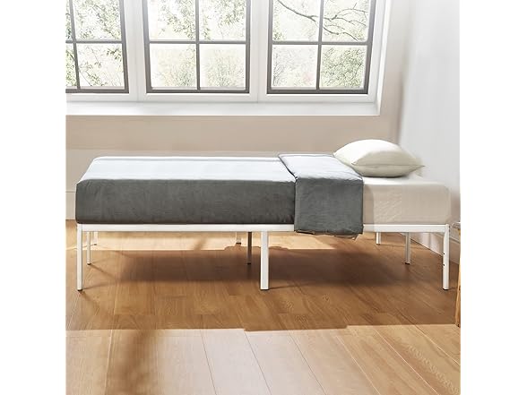 Best Price Mattress 14" Metal Twin Bed Frame