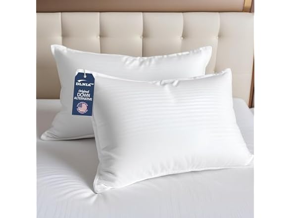 DLNIA Luxury Bed Pillows Queen Size Set of 2