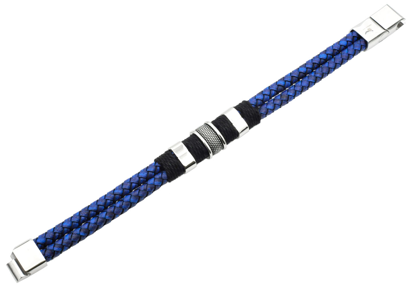 Genuine Leather Double Strand Bracelet - Gallery 5