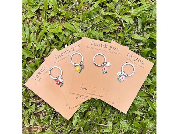 BIIQAKOO Teacher Gifts Keychain