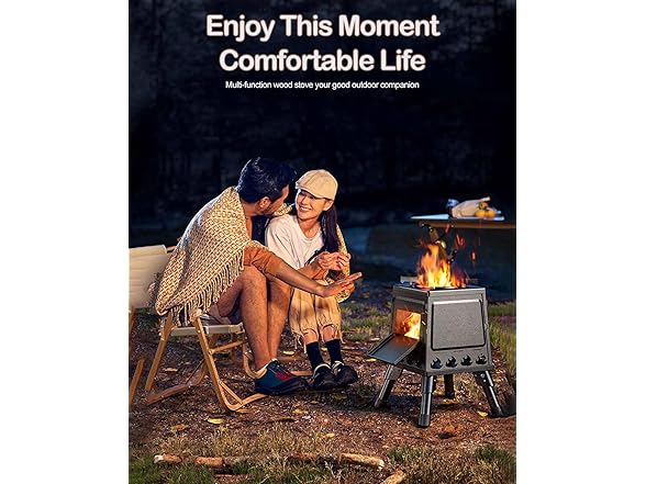 Wood Camping Burning Stove