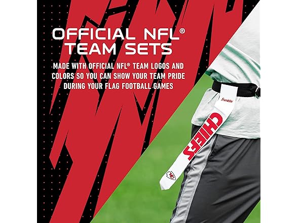 KANSAS CITY CHIEFS Youth Flag Football Set