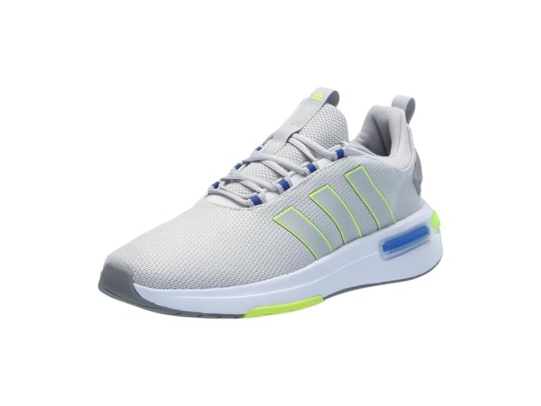 adidas Men's Racer TR23 Sneaker, Grey/Grey/Team Royal Blue, 7