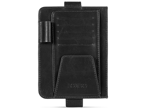 Leather Car Visor Organizer