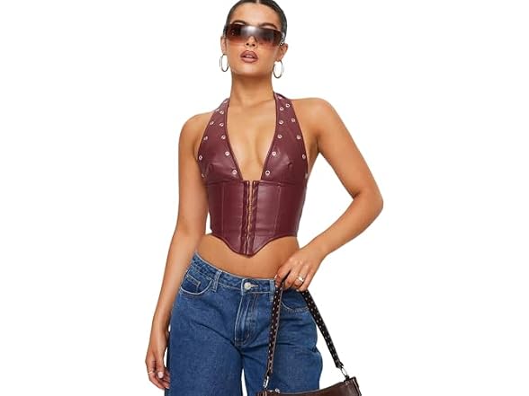 Princess Polly Palladia PU Jordy Corset