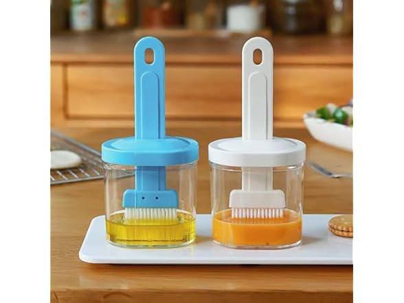 KDDOM 1 Piece Oil Bottles with Brush