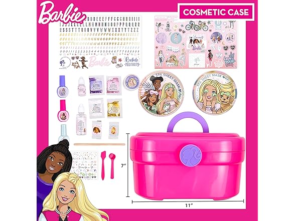 Barbie Cosmetic Case DIY Beauty Kit