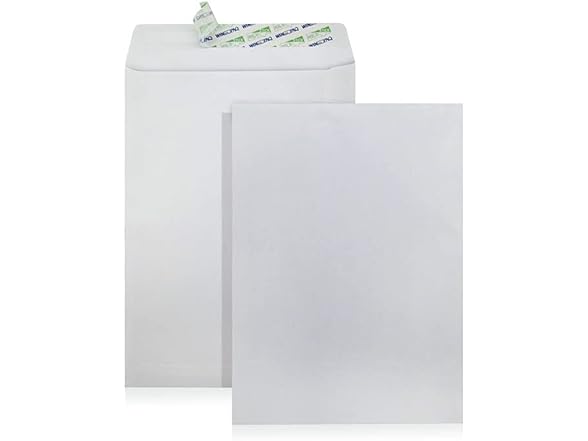 WINPAQ 6x9 White Open End Peel & Seal
