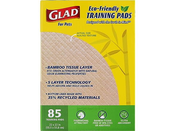 Glad for Pets Earth Friendly Bamboo Trai
