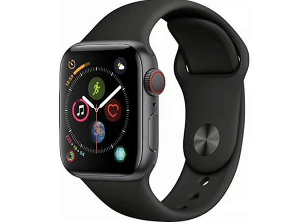 Space Gray Case/Black Band