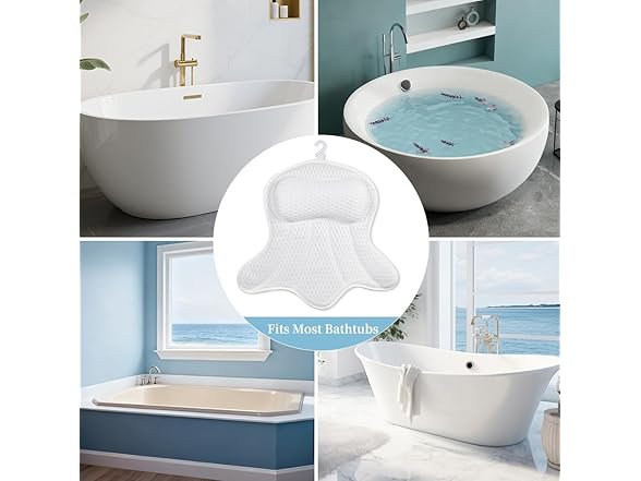 AmazeFan Luxury Bath Pillow