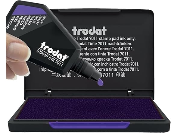 Trodat Purple Ink Bottle - 28 ml  - Gallery 4