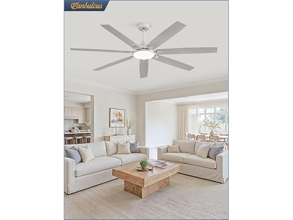 Fanbulous Gray 72" Ceiling Fan with Lights