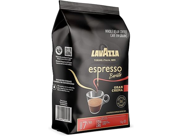 Lavazza Gran Crema Espresso Beans 1kg