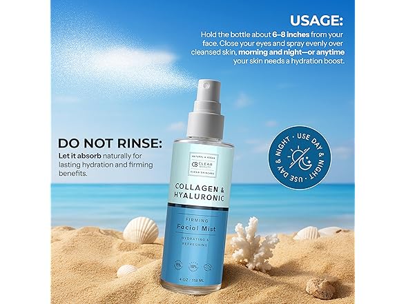 Clear Beauty HA Collagen Face Mist