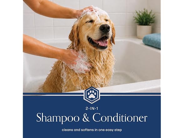 Bliss Pet Oatmeal Dog Shampoo Conditioner and Detangler