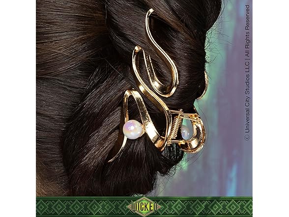 Wicked Gold Hair Claw Clip