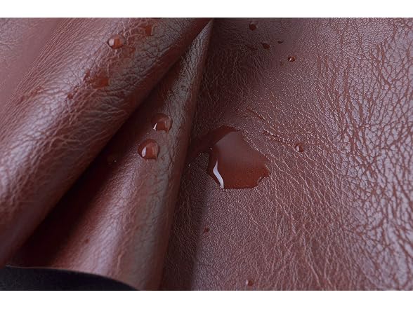 Wento Thick 2 Yard Faux Leather Fabric Soft Skin Grain