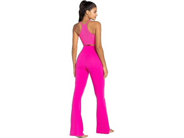 Sunzel Flare Leggings 30in L Hot Pink