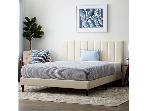 Lucid King Bedframe with Headboard