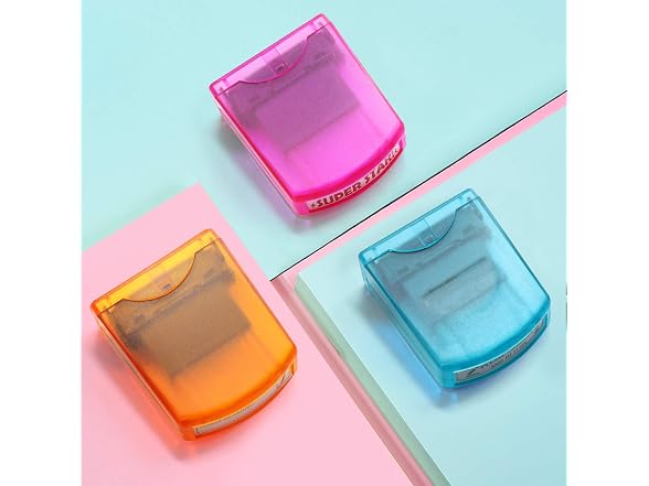 8PCS Teacher Stamp Set,Colorful