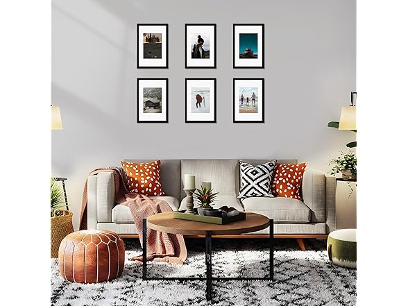 Picrit 8x12 Picture Frame Set of 4
