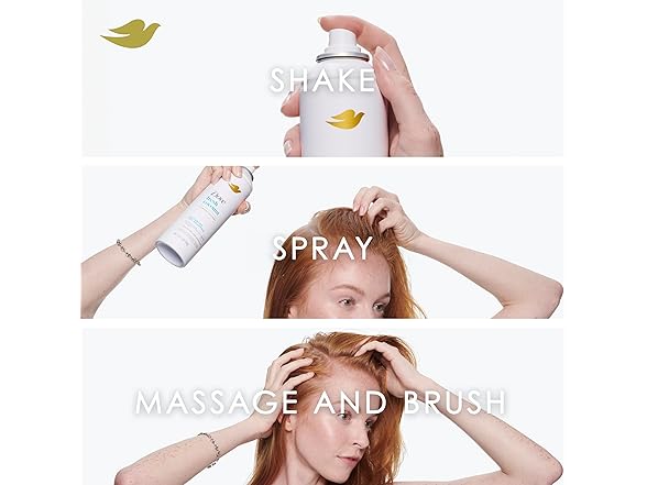 (2 Pack) Dove Dry Shampoo 2 Count