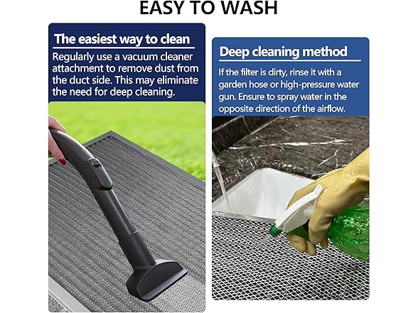 Demiwise 16x25x4 Resuable & Washable Electrostatic Air Filter