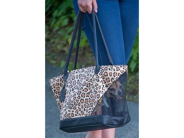 Pet Gear Carrier and Car Seat, Animal Print Tote