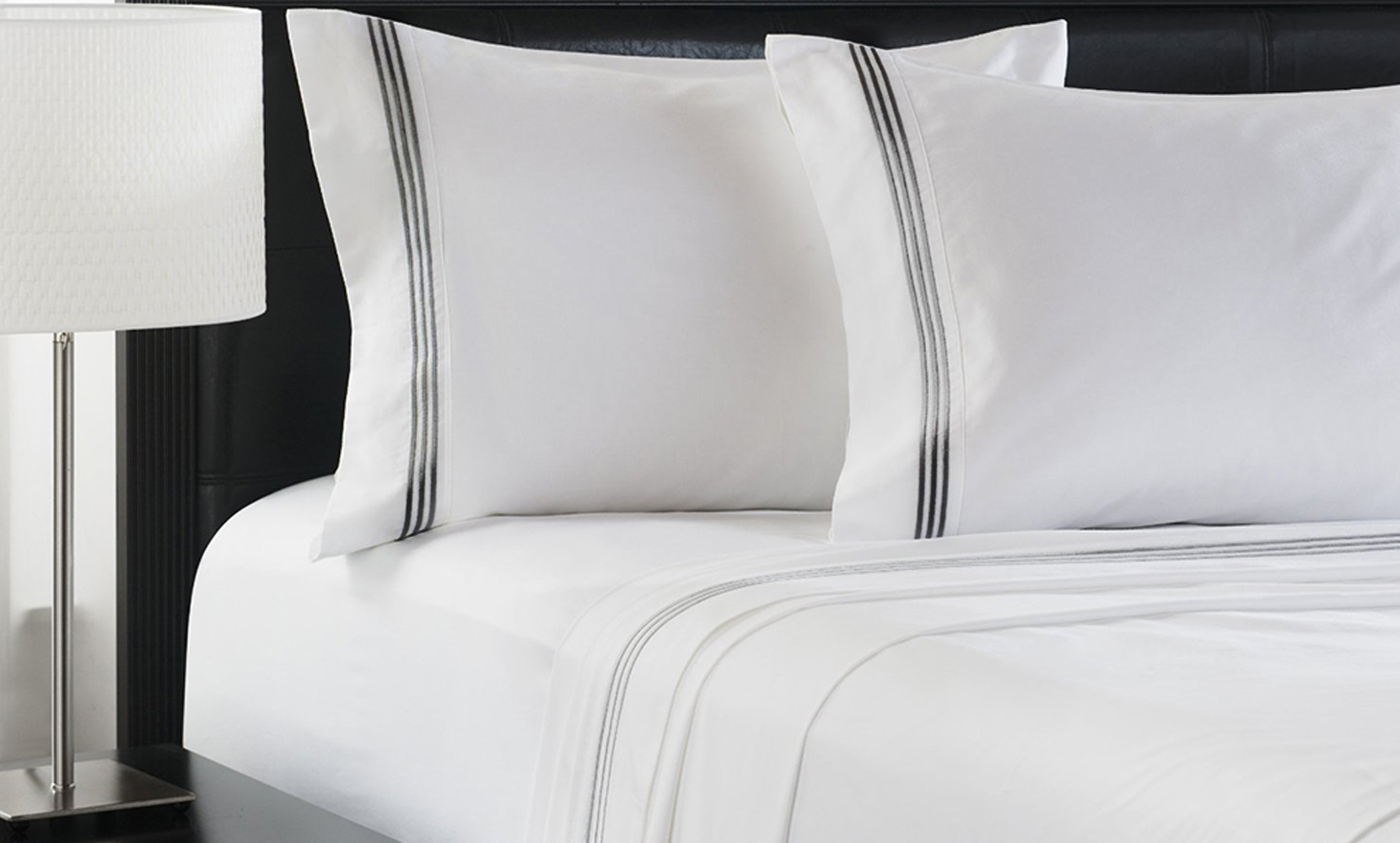 Luxury Home 3 Lines Microfiber Sheet Set - Gallery 17