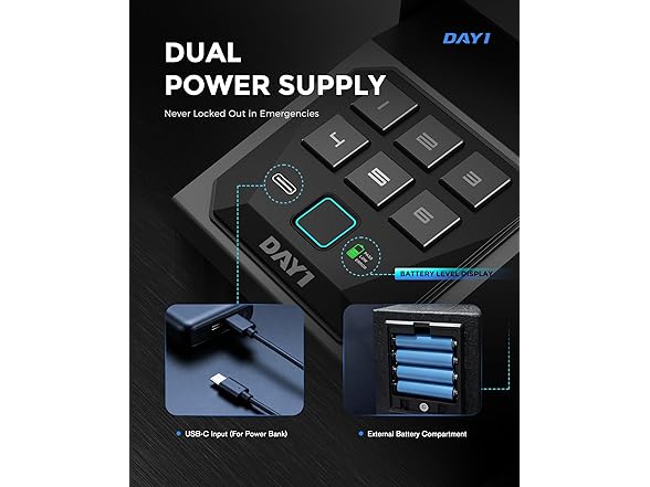 DAYI Biometric Gun Safe for Handgun