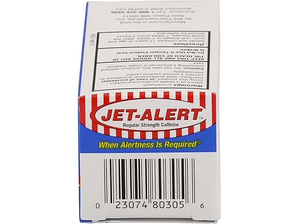 Jet-Alert Caffeine 100mg 120ct 4pk