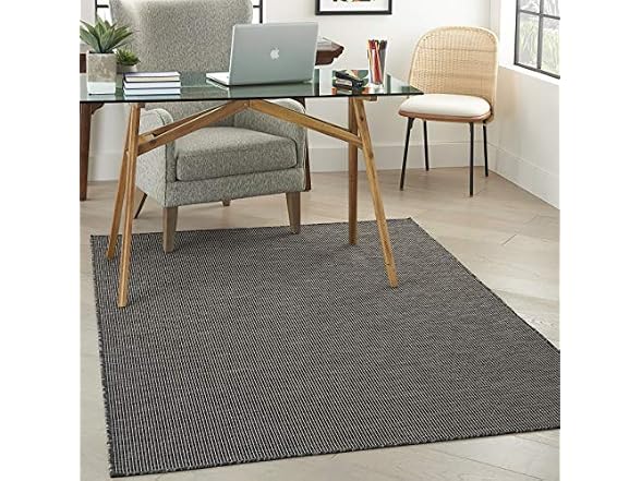 Nourison Positano Charcoal 4x6 Rug